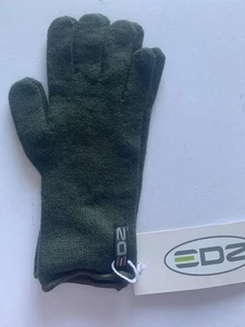 EDZ Merino Wool Thermo Liner Handschuhe grün klein 95% Wolle neu mit Etikett - Bild 1 von 11