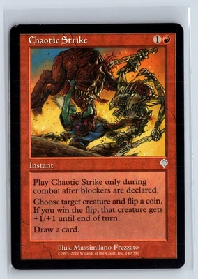 (2X) Chaotic Strike Invasion Uncommon – MTG Magic the Gathering Card - Image 1 of 4
