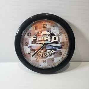 Ford Wall Clock Genuine Parts And Service Official Quartz Tested New In Box - Picture 1 of 6