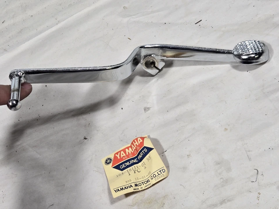 Alavanca de pedal de câmbio NOS Yamaha, 1970-1971 G6S, 1972 G7S, 1968-1969 YG5 - Imagem 1 de 1