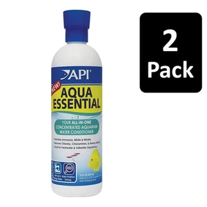 2 x 473ml API Aqua Essential All in One Concentrated Aquarium Water Conditioner - Picture 1 of 7