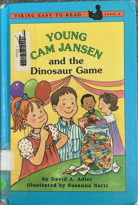 1st Library Edit. Young Can Jansen & The Dinosaur Game David A. Adler ACCEPTABLE - Image 1 of 4