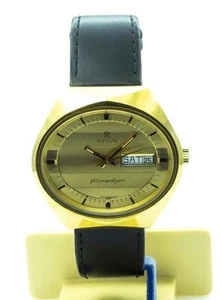 RARO RELOJ SUIZO AUTOMÁTICO VINTAGE REVUE S7716B Kilimandjaro años 60 - Nuevo de Lote Antiguo - Imagen 1 de 8