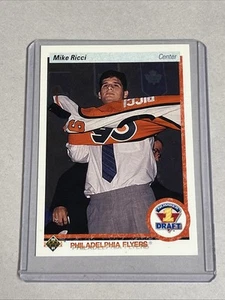 Mike Ricci RC, 1990-91 Upper Deck French Rookie Card #355 - Picture 1 of 2