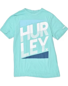 Hurley Mädchen Grafik T-Shirt Oberteil 12-13 Jahre Large türkis Baumwolle UO05 - Bild 1 von 4