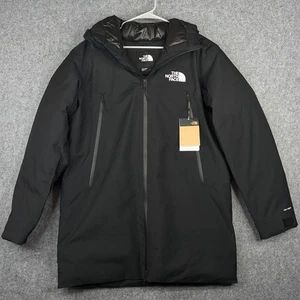 The North Face Herren Mountain Range 600 Daunen Parka Jacke TNF Schwarz - Größe S - Bild 1 von 15