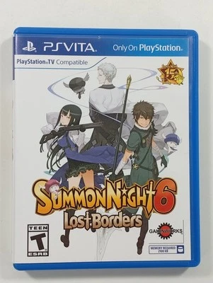 SUMMON NIGHT 6 LOST BORDERS SONY PLAYSTATION VITA (PSVITA) USA OCCASION - Photo 1/4