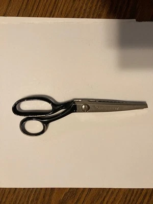 Tijeras de coser vintage con incrustaciones Wiss #128 Newark NJ EE. UU. Foto 1 de 3