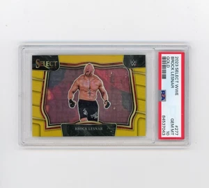 2023 Panini Select WWE Brock Lesnar #277 Ringside Gold #d 03/10 PSA 10 gemas como nuevo - Imagen 1 de 2