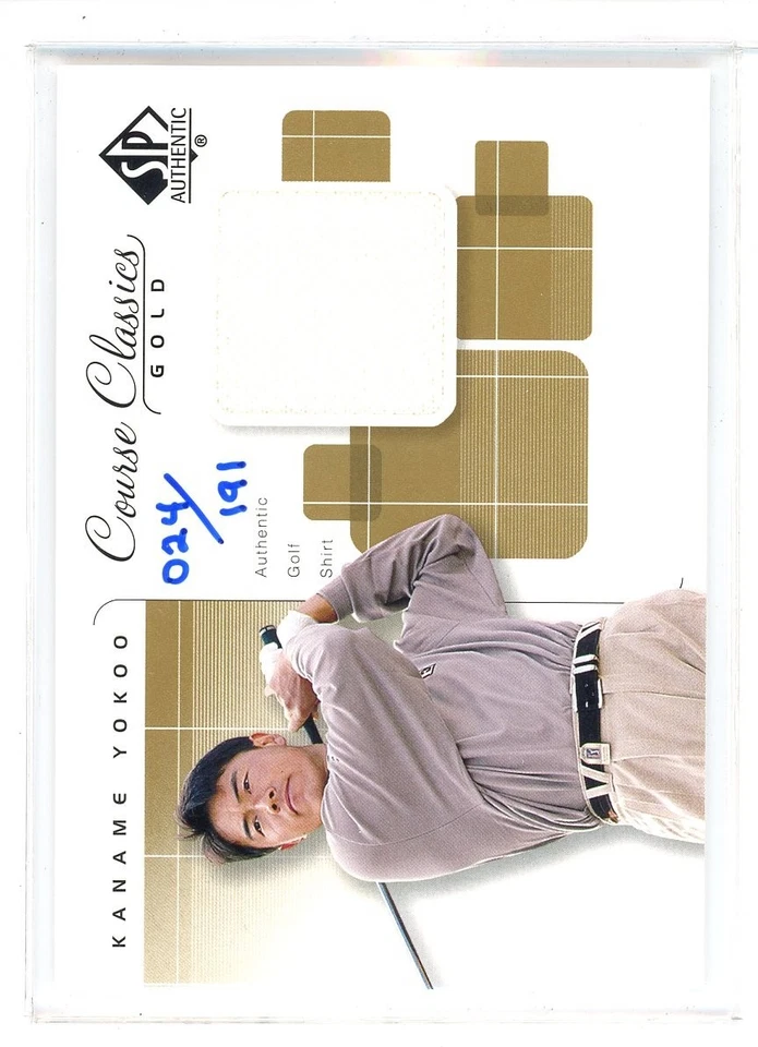 2002 Upper Deck SP Authentic Kaname Yokoo Shirt Relic #24/191 (KD) - Image 1 of 1