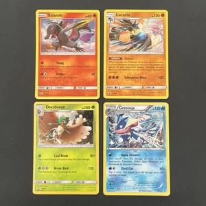 Greninja, Lucario, Decidueye, Salandit - Holo - Pokémon Karten Promo Bundle - Bild 1 von 6