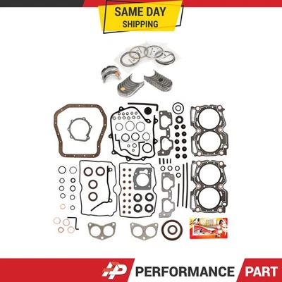 Juego completo de juntas rodamientos anillos aptos para Subaru Legacy 2000-2003 2,5 L Foto 1 de 4