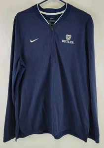 Butler Bulldogs Nike Dri Fit Pullover Navy 1/4 Zip HZ Coach Top Shirt Gr. L - Bild 1 von 7