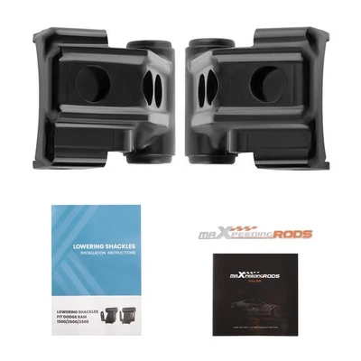 Kit reductor grilletes de caída de 2" para Dodge Ram 2500 3500 2003-2013 con recubrimiento en polvo Foto 1 de 4