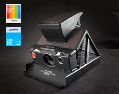 Polaroid alfa SX-70 - 600 convertita - pronta I-TYPE - REVISIONATA TESTATA FUNZIONANTE - Immagine 1 di 4