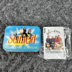 Cartas de Juego Seinfeld en Caja de Lata Coleccionable 2004 Baraja Completa Nueva - Imagen 1 de 6