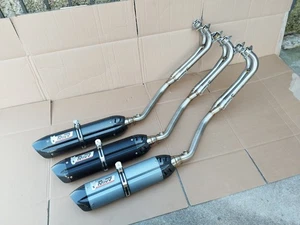 Scarico YAMAHA T MAX 500 530 Completo Collettori Terminale Exhaust System TMAX - Foto 1 di 11