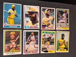 Dave Parker Basball 8 Karten Lot - EX - Karteninfo siehe Beschreibung - Bild 1 von 10
