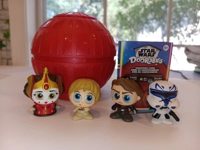 Juego de 4 puertas Star Wars nuevo en paquete en juguete original Estrella de la Muerte Foto 1 de 4