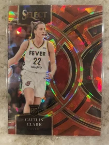 2024 PANINI SELECT WNBA #151 CAITLIN CLARK RED ICE PRIZM RC FIEBRE DE INDIANA - Imagen 1 de 2