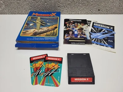 Mission X (Intellivision, 1983) overlays, untested - Image 1 of 3