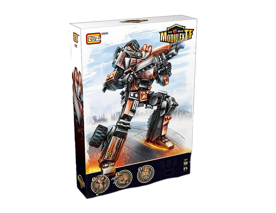 LOZ Transformed Series Weight Lifting Car Kids Puzzle Mini Block Brick Toy w/Box - Image 1 of 3