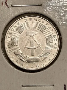 1972 East German 50 Pfennig Old Antique European Cold War Era Foreign Coin - Picture 1 of 3