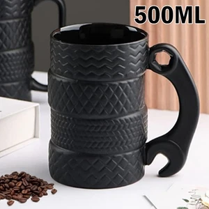Autoreifen KAFFEEBECHER Mann Tasse Werkstatt Kaffeetasse Kfz Auto Reifenform NEU - Bild 1 von 20