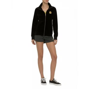 Ralph Lauren Active Damen Gr. Large Petite Embroidered Logo Velour Zip Jacke - Bild 1 von 10
