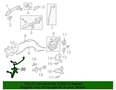 2017-2019 Honda CR-V Genuine Harness OEM 32754-TLA-A10 - Image 1 of 2