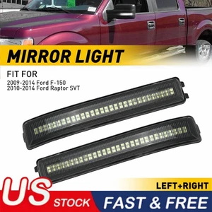 Luz lateral LED blanca espejo señal de giro lámpara para reflector Ford Raptor SVT 10-14 - Imagen 1 de 11