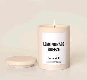 Homesick Lemongrass Breeze Duftkerze natürliche Sojawachsmischung 8oz/226g - Bild 1 von 4