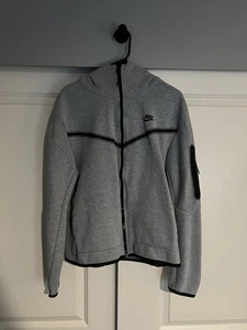 Talla Grande | Chaqueta con Capucha Nike Tech Fleece Para Hombre Windrunner Gris - Imagen 1 de 8