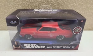 JADA - Fast & Furious - Dom's CHEVY CHEVELLE SS  Die Cast 1:32 NEW - Picture 1 of 8