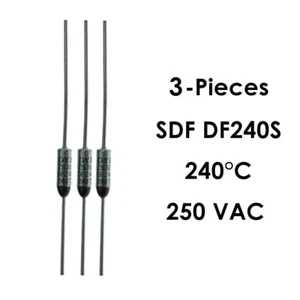 3 piezas FUSIBLE TÉRMICO CANTHERM SDF DF240S - TEMPERATURA DE FUNCIONAMIENTO: 240 GRADOS - Imagen 1 de 4