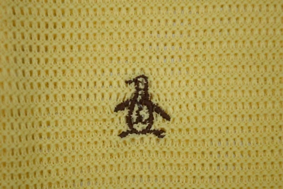 Camisa Penguin De Colección Grand Slam Munsingwear Talla S Años 70 Amarillo Malla Polo Golf Grunge Foto 1 de 4