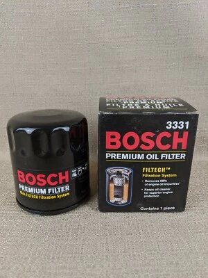 Filtro de aceite premium Bosch 3331 F00E160066 sistema de filtración Filtech Foto 1 de 3