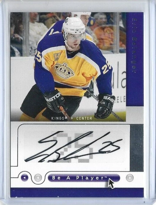 Eric Belanger Los Angeles LA Kings 2005-06 BAP Signatures #ER - Image 1 of 1