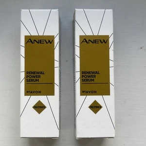 Avon 2 x Anew Renewal Power Serum Trial - Travel Size - 10ml - New & Boxed - Picture 1 of 3