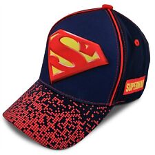 DC Comics Superman Baseball Hat for Toddler Age 2-4 or Kids Cap Ages 4-7