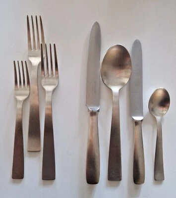 Posate Sambonet Gio' Ponti in acciaio Argentato satinato. - Immagine 1 di 4