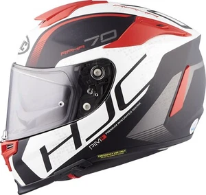 HJC RPHA 70 VIAS Motorradhelm, Gr. S - MATT WEISS/ROT MC1SF - Bild 1 von 2