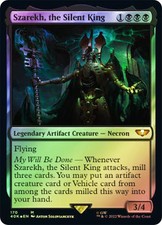 MTG FOIL Szarekh, the Silent King  – Warhammer 40,000 Commander Card # 170