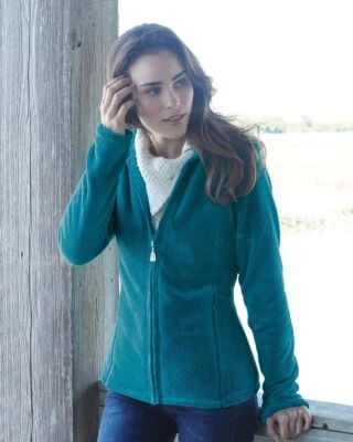 Chaqueta con Capucha Colorado Clothing Paonia Cremallera Completa Polar XL Deep Cove Teal Teddy Foto 1 de 4
