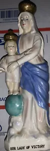 STATUA VINTAGE MONACHE CONVENTO NOSTRA SIGNORA DELLA VITTORIA 8” Lackawanna New York - Foto 1 di 6