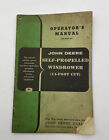 John Deere Self Propelled Windrower 14 Foot Cut Operators Manual Owners Vintage