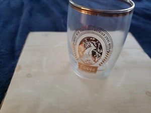 Coors Bier Vintage 60er Konvolut 6 Goldrand & Emblem Sampler Gläser  - Bild 1 von 3