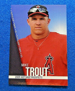 Mike Trout 2009 Minor League Rookie Card Tempe Arizona Hot Shot Prospects, NM 💎