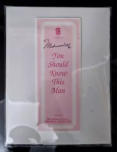 Muhammad Ali Auto Signed Pink Pamphlet " You Should Know This Man " - Picture 1 of 1