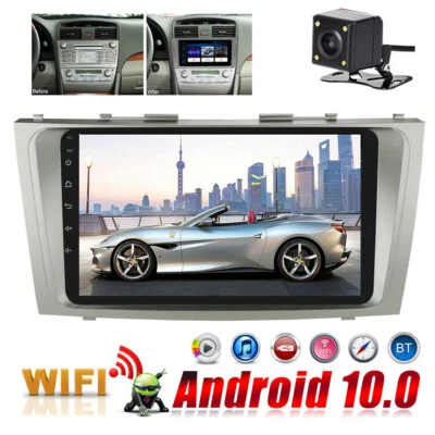 1080p Android 10.1 Car Stereo BT Radio GPS Navigation For Toyota Camry 2007-2011 - Image 1 of 4